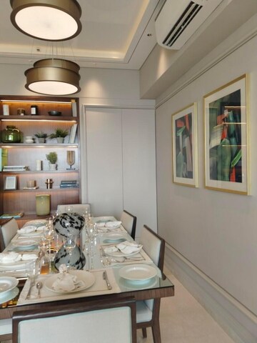 Living Room in 3 BHK Apartment at Lodha Bellissimo, Mahalaxmi – for Rent