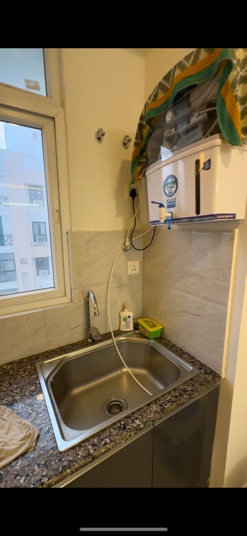 Bathroom in 3 BHK Apartment at Prem Vihaan Heights, Vrindavan Colony – for Rent