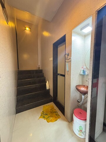 Bathroom in 2 BHK Apartment at Krishiv Aangan, Sanpada – for Rent