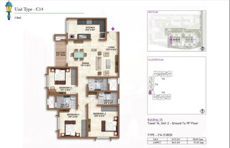 3 BHK Apartment For Resale in Prestige Finsbury Park Hyde Bagaluru  Bangalore  8141327