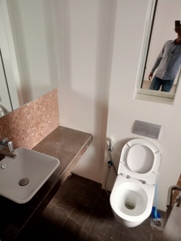 Bathroom in 3 BHK Apartment at Lodha Marquise, Worli – for Rent