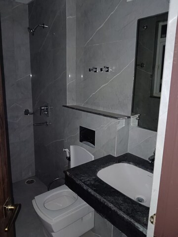 Bathroom in 3 BHK Apartment at Rishita Manhattan, Gomti Nagar – for Rent