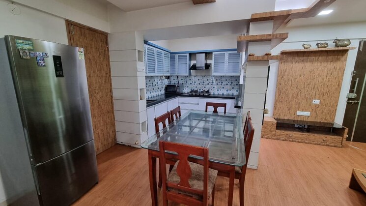 Kitchen, karan-sara-apartment 3 Bedroom 1000 Sq.Ft. Apartment In Baner Pune 8141671