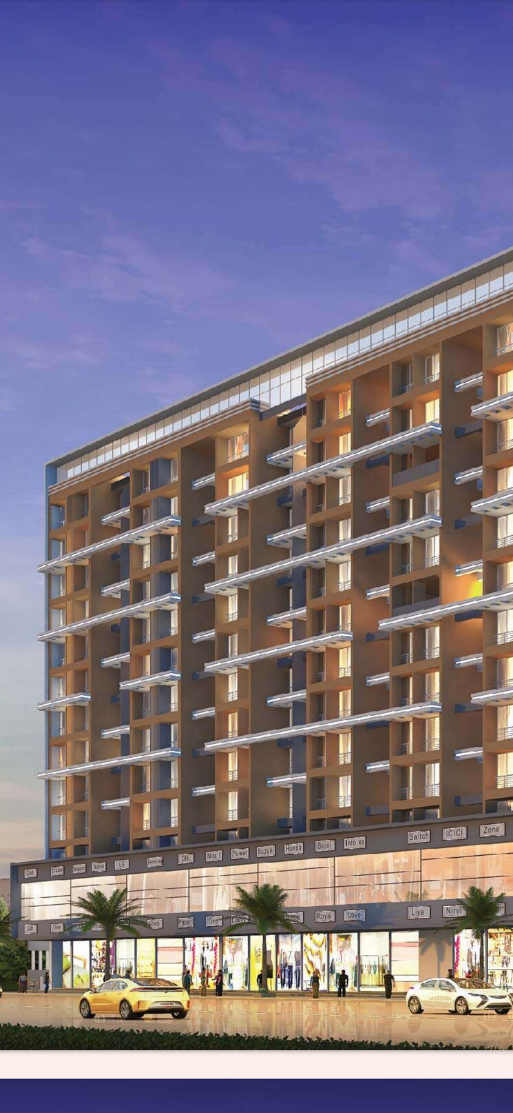 Exterior View, pushpak nagar 2 Bedroom 612 Sq.Ft. Apartment In Pushpak Nagar Navi Mumbai 8141769