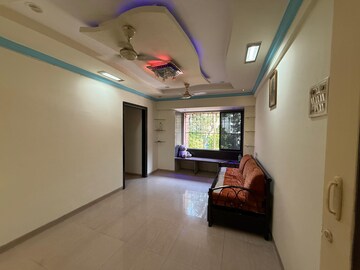 Living Room in 1 BHK Apartment at Balkum Pada – for Rent