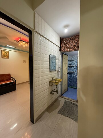 Living Room in 1 BHK Apartment at Balkum Pada – for Rent
