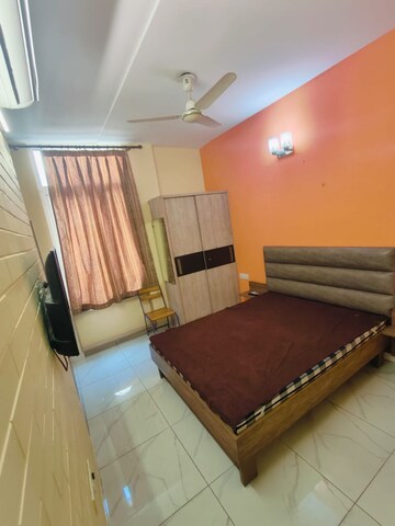 Bedroom in 1 BHK Builder Floor at Ansal Sushant Lok I, Sector 43 – for Rent