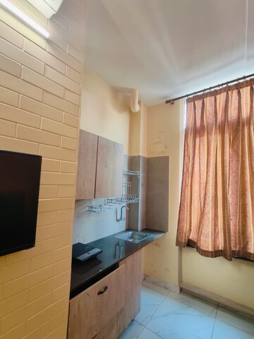 Kitchen in 1 BHK Builder Floor at Ansal Sushant Lok I, Sector 43 – for Rent