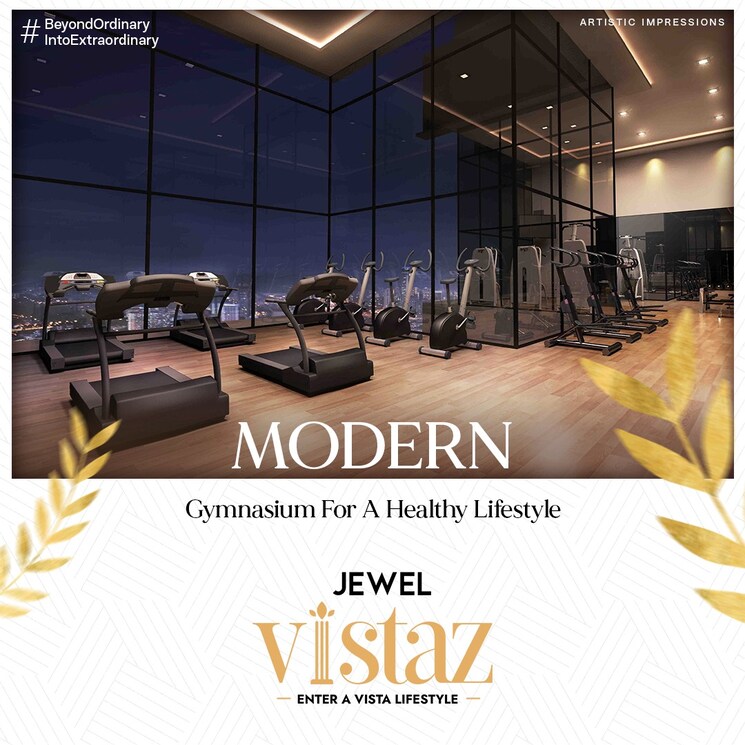 Gym, jewel-vistaz 2 Bedroom 575 Sq.Ft. Apartment In Kalyan East Thane 8141946