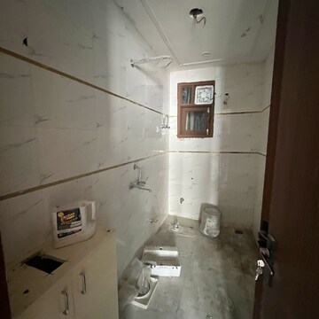 Bathroom in 3 BHK Builder Floor at Chattarpur – for Rent