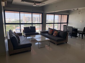Living Room in 4 BHK Apartment at Goyal Intercity, Memnagar – for Rent