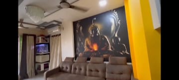 Living Room in 1 BHK Apartment at GBK Vishwajeet Paradise, Ambernath West – for Rent