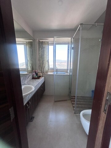 Building Lobby in 2.5 BHK Apartment at DB Orchid Woods, Goregaon East – for Rent