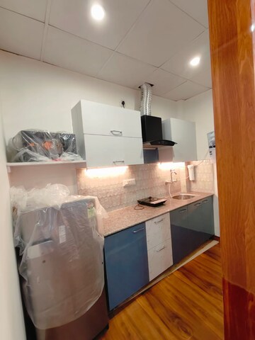 Kitchen in 1 RK Builder Floor at Ansal Sushant Lok I, Sector 43 – for Rent