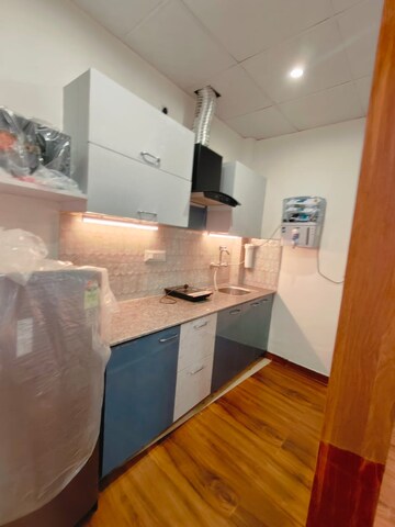 Kitchen in 1 RK Builder Floor at Ansal Sushant Lok I, Sector 43 – for Rent