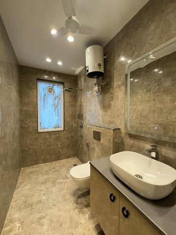 Bathroom in 3 BHK Builder Floor at Ansal API Esencia, Sector 67 – for Sale