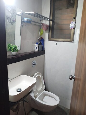 Bathroom in 3 BHK Apartment at Hiranandani Estate Princeton, Ghodbunder Road – for Rent