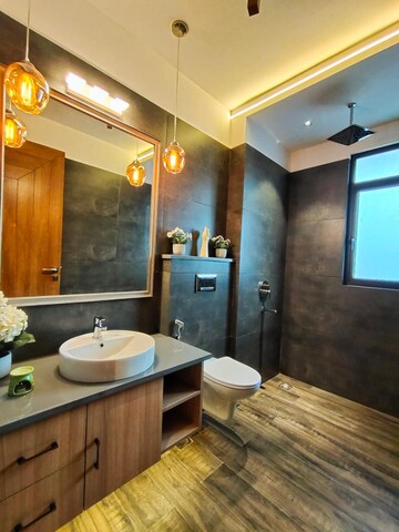 Kitchen in 4 BHK Builder Floor at Ansal Sushant Lok I, Sector 43 – for Sale