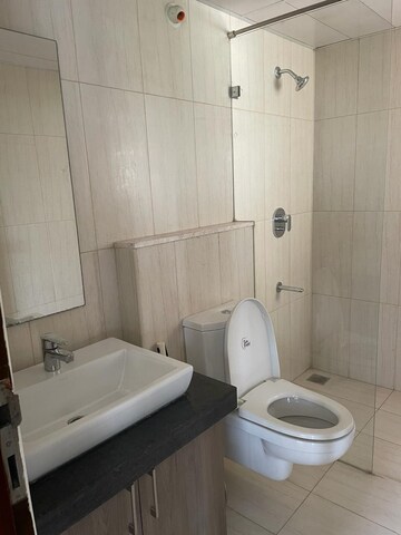 Bathroom in 4 BHK Apartment at Prestige Misty Waters, Hebbal – for Rent