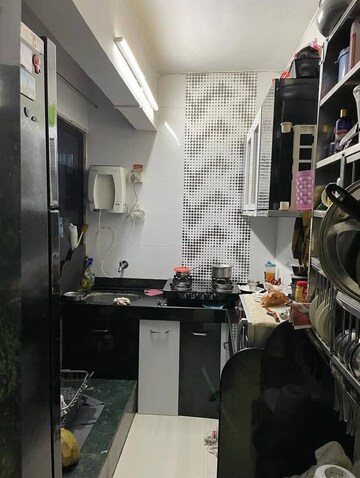 Kitchen in 1.5 BHK Apartment at Godrej Hill, Kalyan West – for Rent