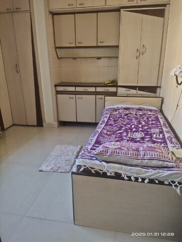 Bedroom in 2 BHK Apartment at Vedant Complex CHS, Samata Nagar – for Rent