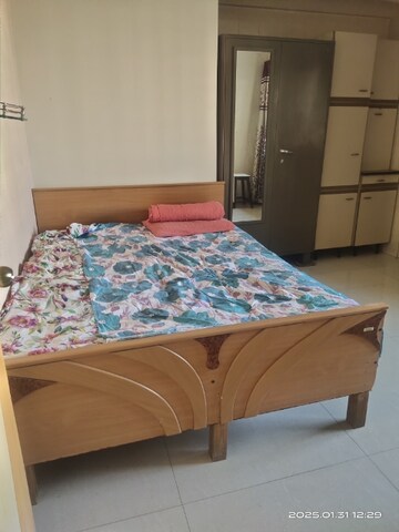 Bedroom in 2 BHK Apartment at Vedant Complex CHS, Samata Nagar – for Rent