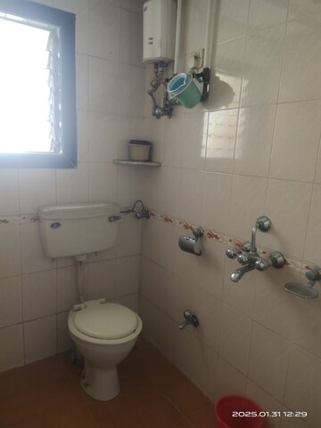 Bathroom in 2 BHK Apartment at Vedant Complex CHS, Samata Nagar – for Rent