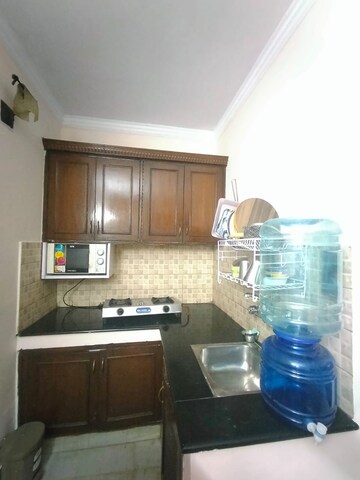 Living Room in 1 RK Builder Floor at Defence Colony – for Rent