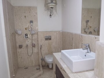 Bathroom in 3 BHK Builder Floor at Ansal Sushant Lok I, Sector 43 – for Rent