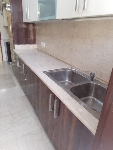 Kitchen in 3 BHK Builder Floor at Ansal Sushant Lok I, Sector 43 – for Rent