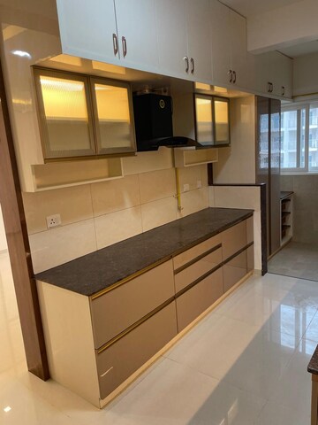 Kitchen in 3 BHK Apartment at LnT Raintree Boulevard, Hebbal – for Rent