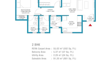 2 BHK Apartment For Sale in Godrej Splendour, Whitefield