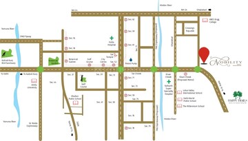 Floor Plan in 3.5 BHK Apartment at ATS Nobility, Sector 4, Greater Noida – for Sale