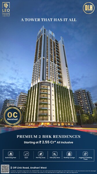 2 BHK Apartment For Rent in Dev Leo Tower Oshiwara Mumbai  8143036