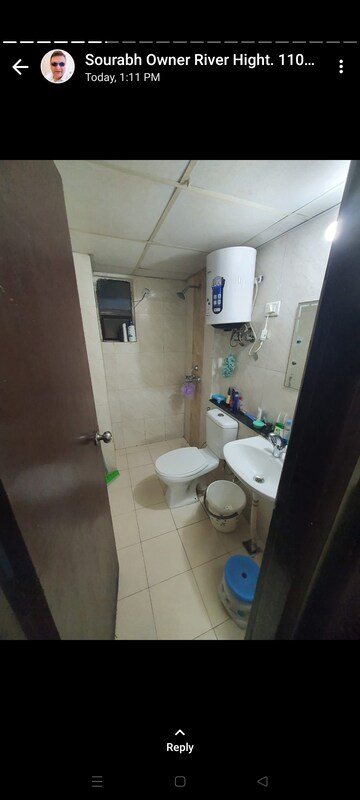 Bathroom in 3 BHK Apartment at Proview Officer City, Raj Nagar Extension – for Rent