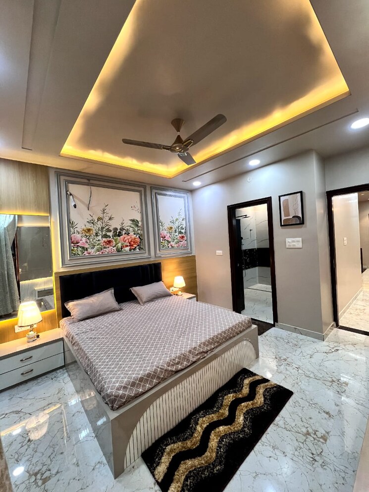 Bedroom, skn-heights 3 Bedroom 1329 Sq.Ft. Apartment In Sirsi Jaipur 8143140