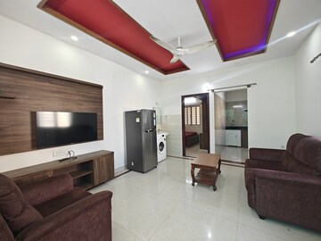 Living Room in 1 BHK Builder Floor at Hsr Layout – for Rent