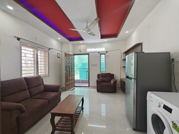 Living Room in 1 BHK Builder Floor at Hsr Layout – for Rent