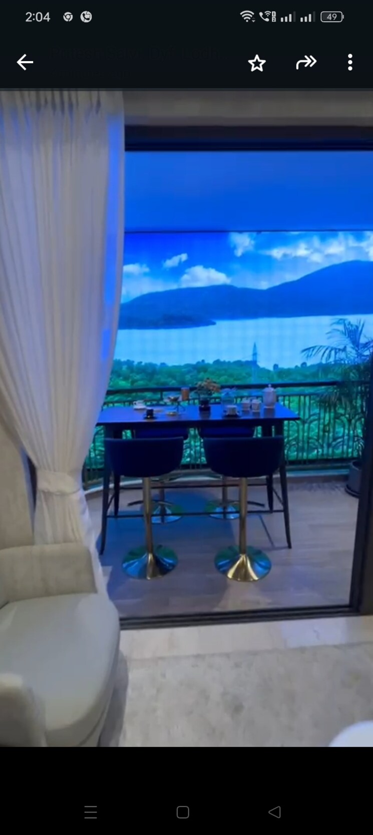 Master Bedroom, lodha-corinthia 2 Bedroom 780 Sq.Ft. Apartment In Bhandup West Mumbai 8143417