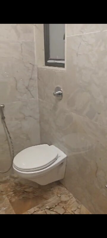 Bathroom in 1 BHK Apartment at Adityaraj Breeze, Vikhroli East – for Rent