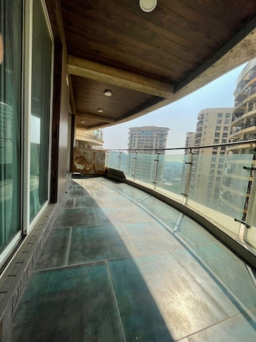 Balcony in 3 BHK Apartment at Tulipia And Tilia Apartment, Chandivali – for Rent