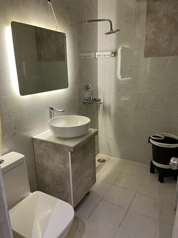 Bathroom in 4 BHK Apartment at Prateek Wisteria, Sector 77 – for Rent