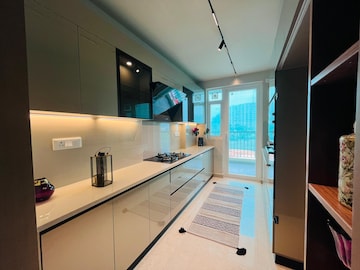 Kitchen in 3 BHK Builder Floor at Defence Colony – for Rent