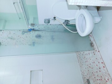 Bathroom in 3 BHK Apartment at Lokhandwala Infrastructure Harmony, Worli – for Rent