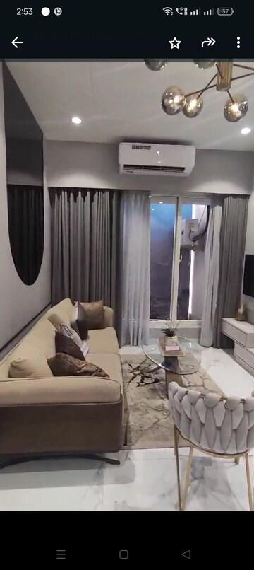 Living Room in 1 BHK Apartment at Ruparel Premia, Mulund West – for Sale