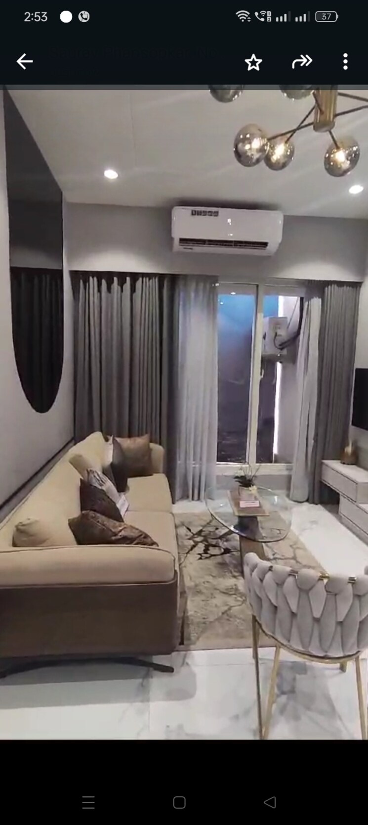 Living Room, ruparel-premia 1 Bedroom 425 Sq.Ft. Apartment In Mulund West Mumbai 8143757