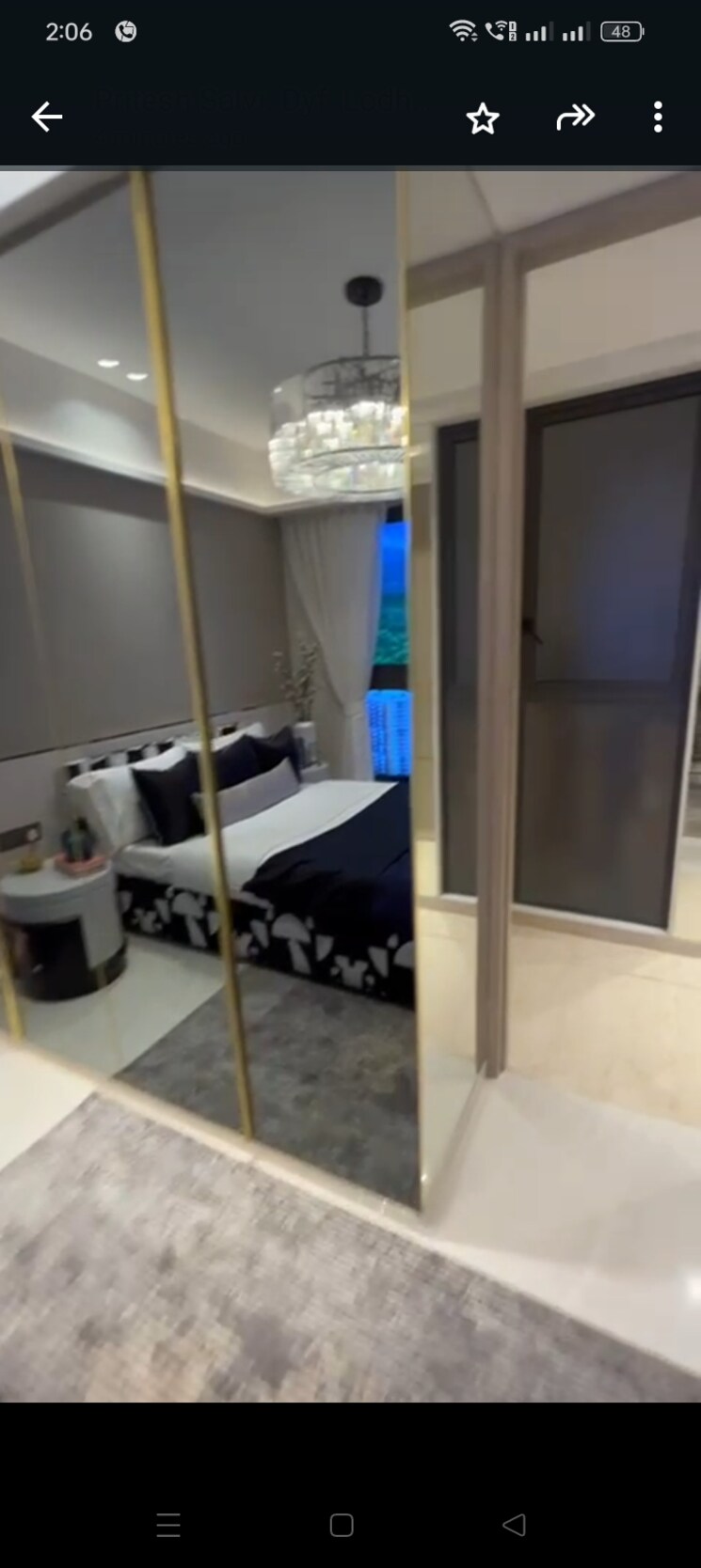 Master Bedroom, ruparel-premia 1 Bedroom 425 Sq.Ft. Apartment In Mulund West Mumbai 8143757