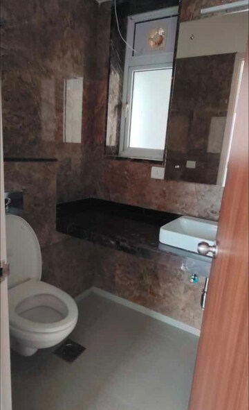 Bathroom in 2 BHK Apartment at LnT Crescent Bay T5, Parel – for Rent