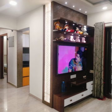Furnished Amenities in 3 BHK Apartment at Madhav Shreeji Palacia, Hiranandani Estate – for Rent