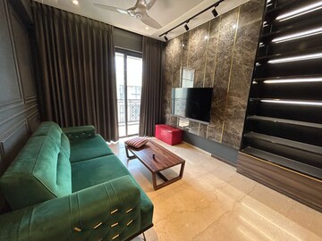 Living Room in 1 BHK Apartment at Spine City Mall, Moshi – for Rent
